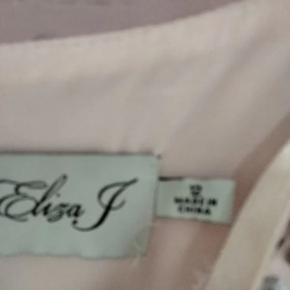 Eliza j dress wedding quest dress formal midi 3/4 sleeve mad men dress - Picture 8 of 11